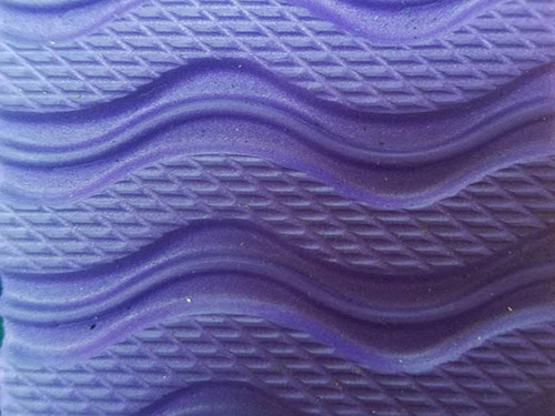 紫色波浪纹发泡模具生产
