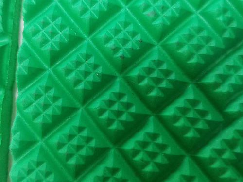 绿色方形纹发泡模具生产