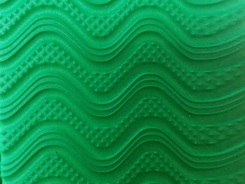 绿色波浪纹发泡模具生产